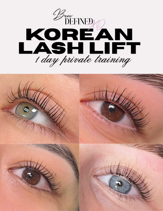 1 Day Private 1:1 Korean Lash Lift Training